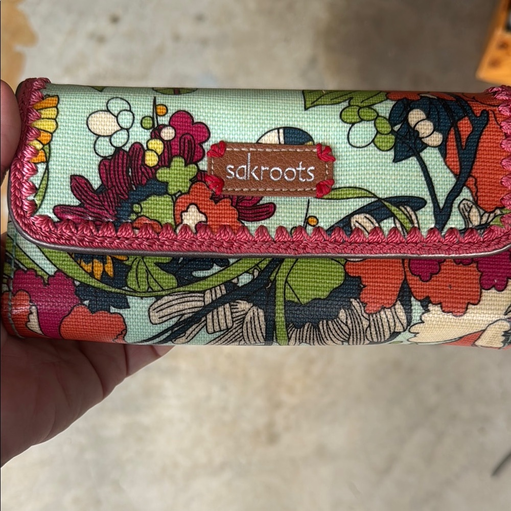 Sakroots Multicolor Floral Wallet